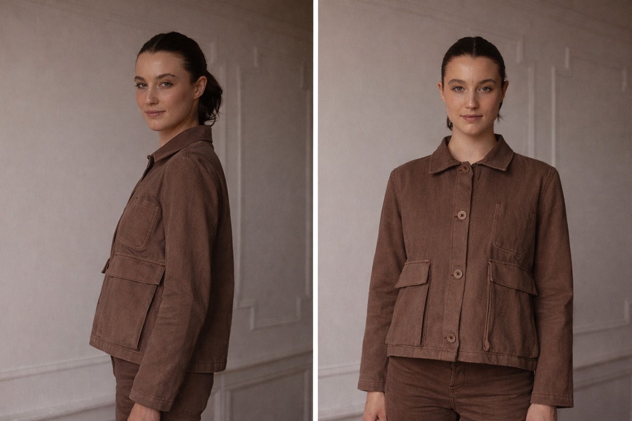 Macarena Utility Jacket Café