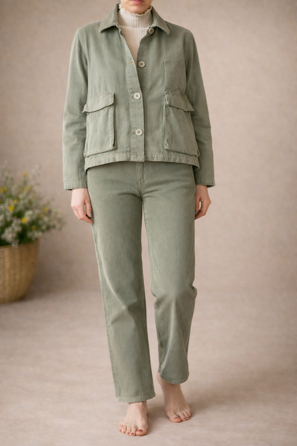 Macarena Utility Jacket  Green