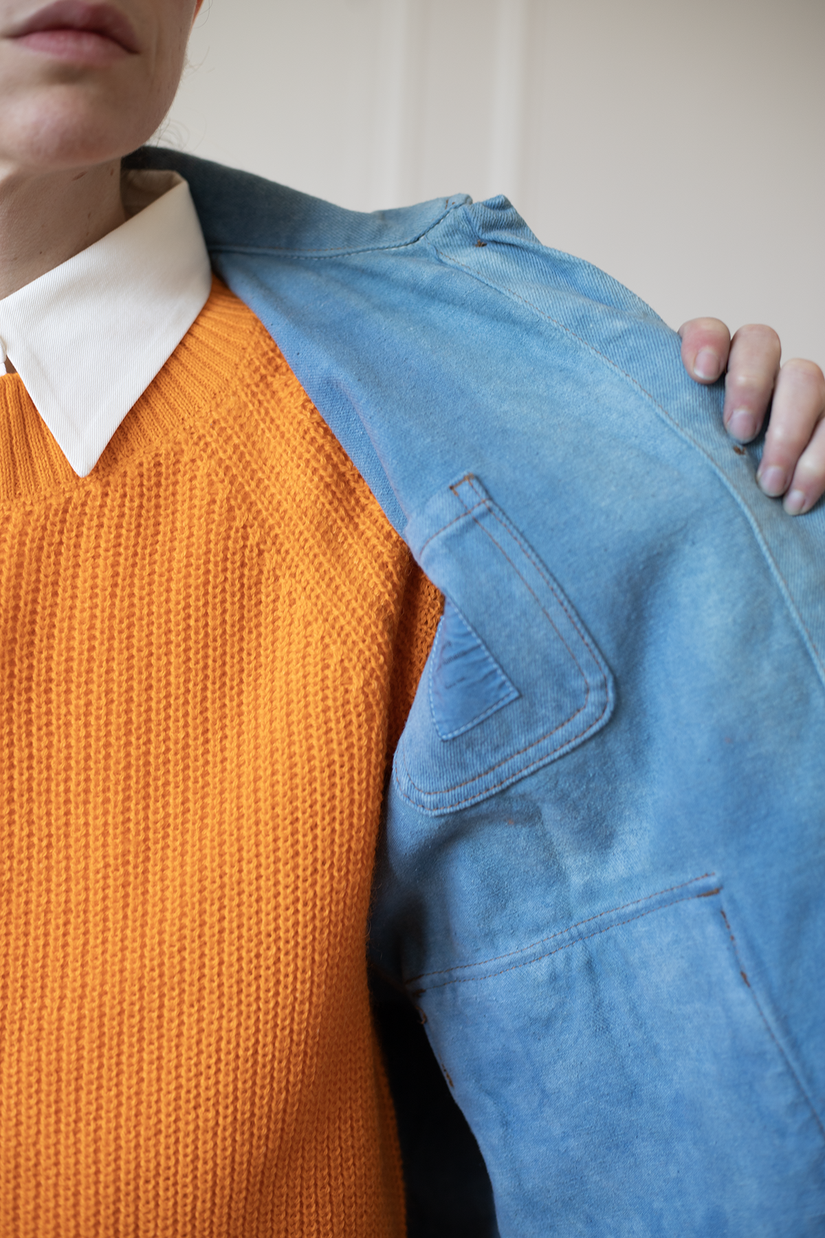 Macarena Utility Jacket Azul