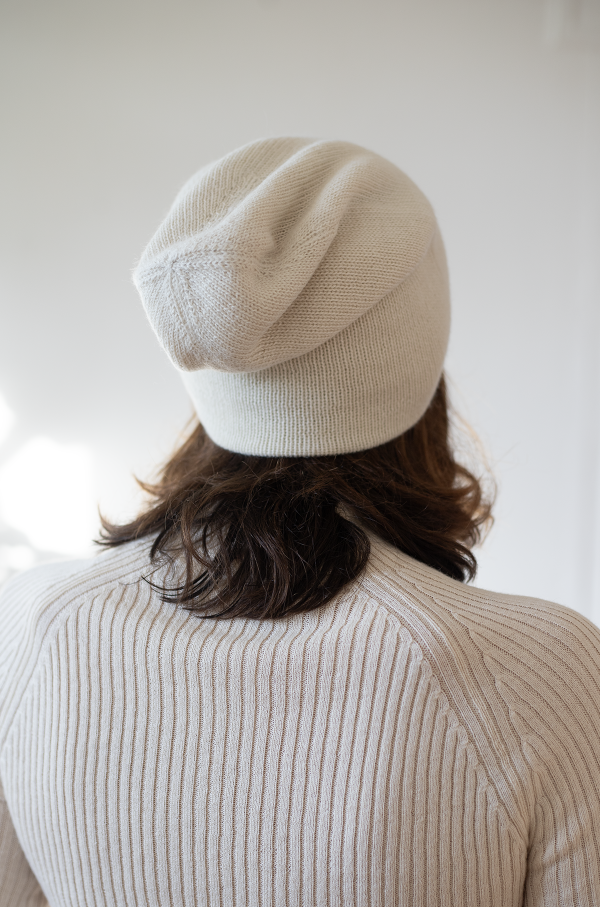 Mateo The Baby Alpaca Beanie Crudo
